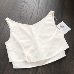 Alexander McQueen Crop Top Tank Blouse 42 8